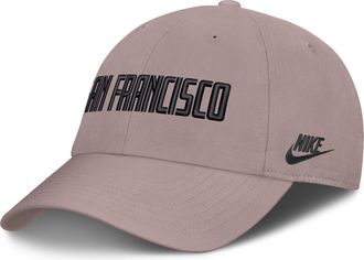 Nike San Francisco Giants Cooperstown Club Nike Mens MLB Adjustable Hat in Brown | NB4829BG83-C0V
