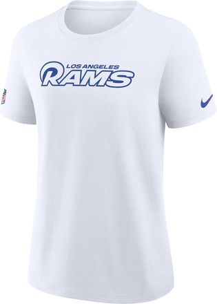 Nike Los Angeles Rams Alt Pack Nike Womens NFL T-Shirt in White | 01K910A9X-9RN