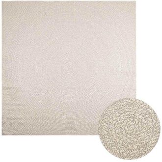 vidaXL Vidaxl - Alfombra Zizur Apariencia Yute Interior Exterior Crema