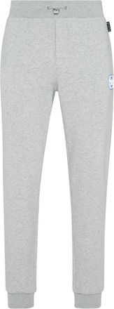 Philipp Plein Pantaloni sportivi con applicazione - Grigio