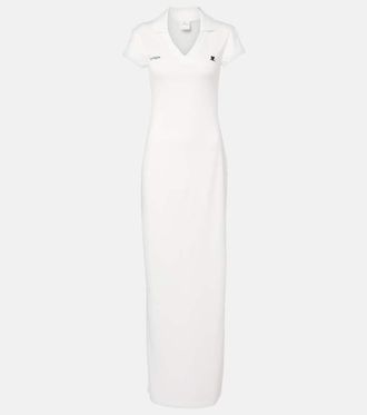 Courr&egrave;ges Courr&egrave;ges Logo polo dress