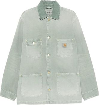 Carhartt Work in Progress Corduroy-collar Logo-patch Jacket