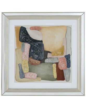 A&B Home Discontinued A&B Home Mendoza Crystal Mirror Framed Wall Art