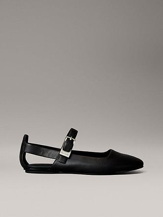 Calvin Klein Leren ballerinas met Airfit-demping