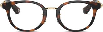 Burberry Sunglasses round-frame glasses - Brown