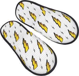 Generic Slipper Light Bolts Unisex Slippers Lightweight Anti-Slide Slipper For Ladies Hotel Bedroom L