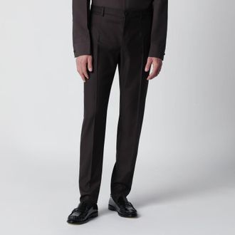 Dolce & Gabbana Brown wool trousers