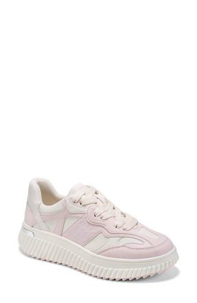 DKNY Lachele Platform Sneaker in Soft White/Light Pink at Nordstrom, Size 7.5