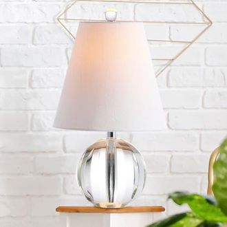 Jonathan Y Designs Goddard 16 Crystal Ball/Metal LED Table Lamp in Clear at Nordstrom