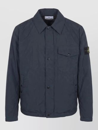 Stone Island down single breasted coat