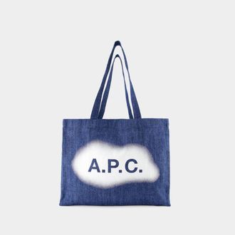 A.P.C. Diane draagtas - A.P.C - Katoen - Blauw