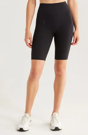 On Studio High Waist Bike Shorts in Black at Nordstrom, Size Small