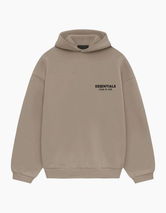 Fear of God Mens Fear Of God Dessert Sand Essential Hoodie - Cream - Size: 40