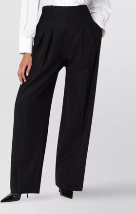 Victoria Beckham wide-leg high waist trousers pleats
