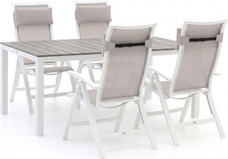 Bellagio la vita attrattiva Bellagio Lugo/Fidenz 183cm dining tuinset 5-delig verstelbaar