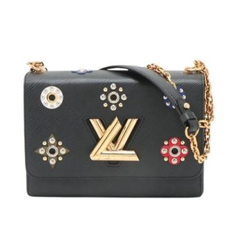 Louis Vuitton Pre-owned Mechanical Flowers Twist MM - Dames - Pre-owned - Zwart - Maat: ONE Size Zijde