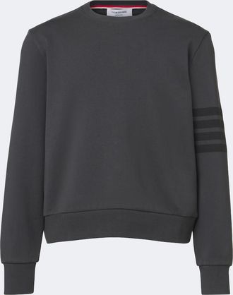 Thom Browne 4-Bar cotton jersey sweatshirt