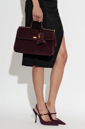 Dolce & Gabbana Bag My Sicily Medium, Womens, Burgundy
