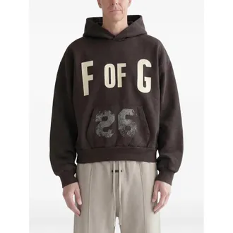 Fear of God F Of G Classic Logo-print Raglan-sleeve Hoodie