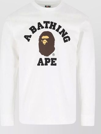 A Bathing Ape crew neck long sleeves graphic print shirt