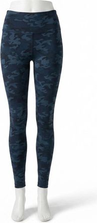 Spanx Womens Camouflage Leggings In Black And Gray
