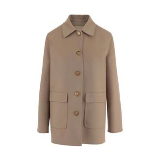 Valentino Garavani Jassen, Dames, Bruin, S, Single-Breasted Coats