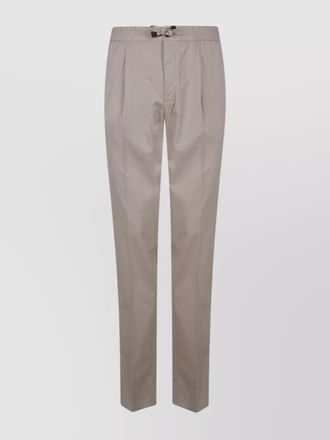 Incotex tapered-leg cotton trousers