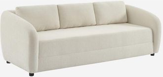 Sweeek Sof&aacute; Cama Convertible En Tela Chenilla, 3 Plazas