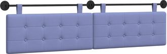 vidaXL Cabecero Colgante Azul Jeans Tela Vidaxl