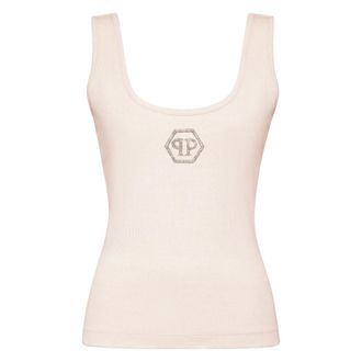 Philipp Plein Donna, Top, Beige, M, new