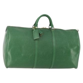 Louis Vuitton Pre-owned Weekend Bags, female, Green, Size: ONE SIZE Pre-owned Boston Bag