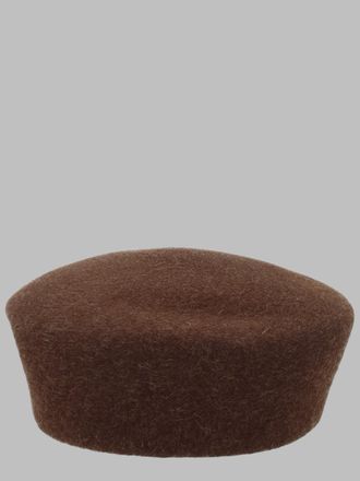 Ruslan Baginskiy MMM09.FW26_WFBROWN Felt Wool Beret - Brown