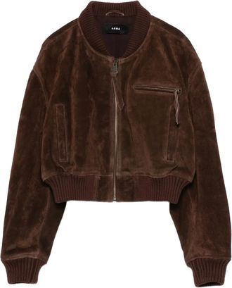 Arma Elettra zipped pocket jacket - Brown