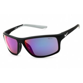 Nike Unisex Black Rectangular Sunglasses NIKEADRENALINE22ENIU4704X