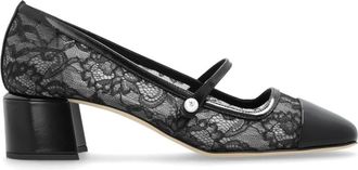 Jimmy Choo London Elisa Ballerinas - Dames - Pumps - Zwart - 36 EU - Leer - Schoenen