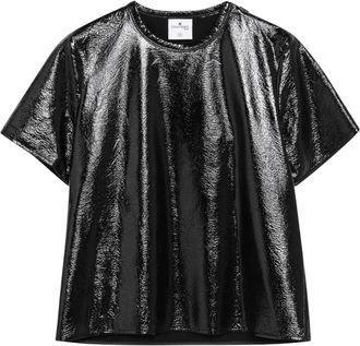 Courr&egrave;ges Mujer, Camisetas, Negro, Talla: S