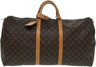 Louis Vuitton Pre-owned Weekend Bags, female, Brown, Size: ONE SIZE Pre-owned Keepall Travel Bag