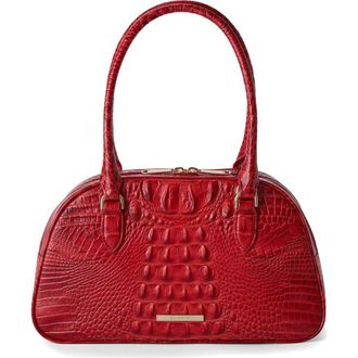 Brahmin Angie Leather Barrel Bag in Salsa at Nordstrom