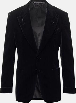 Tom Ford Herren - Samtsakko Shelton schwarz