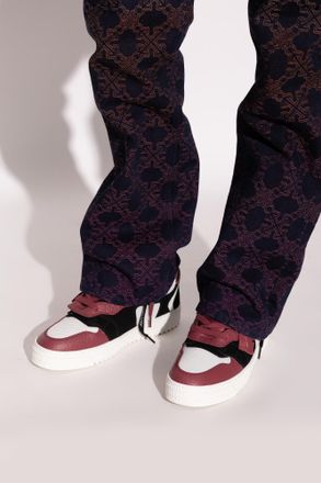 Off-white 3.0 Floating Arrow Sneakers, Mens, Burgundy