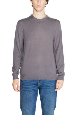 A|X Armani Exchange Mens Crew Neck Jumper 3h1m22 1h1mz - Grey Wool - Size EU 44 (Mens)