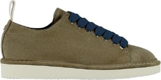 Panchic Green Lace-Up Shoes