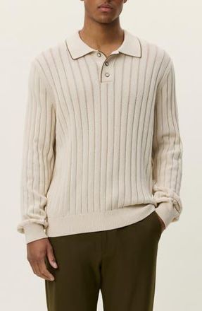 Les Deux Bogart Rugby Polo Sweater in Ivory at Nordstrom Rack, Size Large