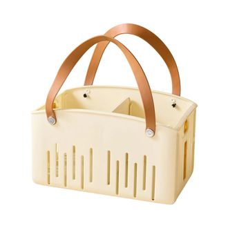 OEM Cesta De Almacenamiento Extragrande Para El Ba&ntilde;o - Blanco Crema