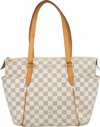 Louis Vuitton White Tote Bag (Pre-Owned)