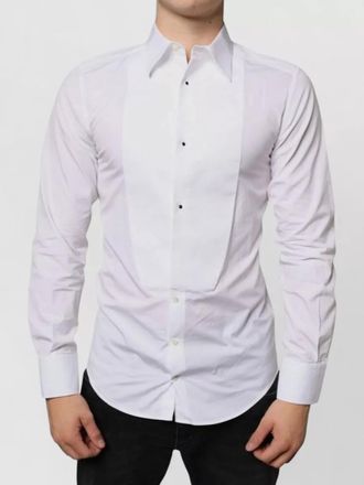 Dolce & Gabbana cotton poplin formal dress shirt