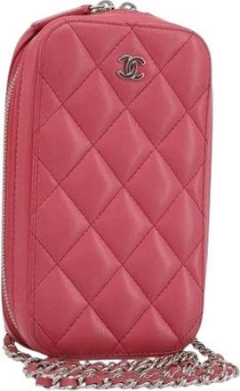 Chanel Pre-owned Vintage Crossbody Pouch - Dames - Vintage Schoudertas - Roze - ONE Size - Vintage