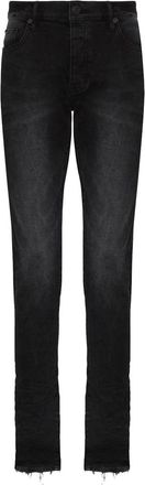 Purple Faded Slim-leg Jeans