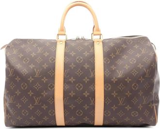 Louis Vuitton Borsone Keepall 45 Monogram 2001 - Marrone