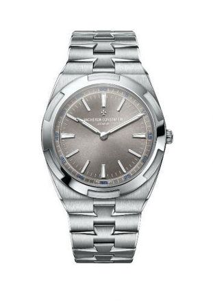 Vacheron Constantin Pre-owned Vacheron Constantin Overseas Grey Sunburst Dial Mens Watch 2000V/120G-B122